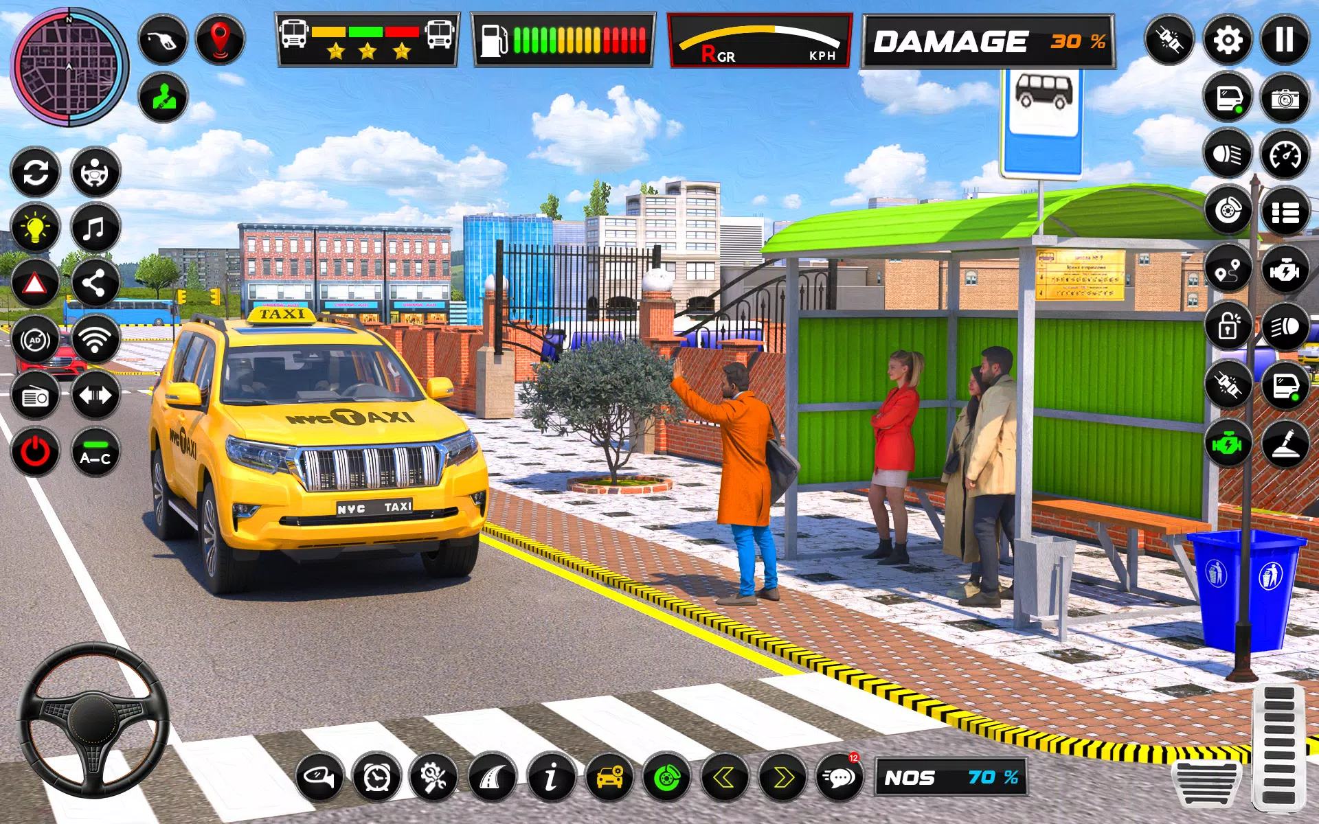 Taxi Simulator USA: City Drive Captura de pantalla 1