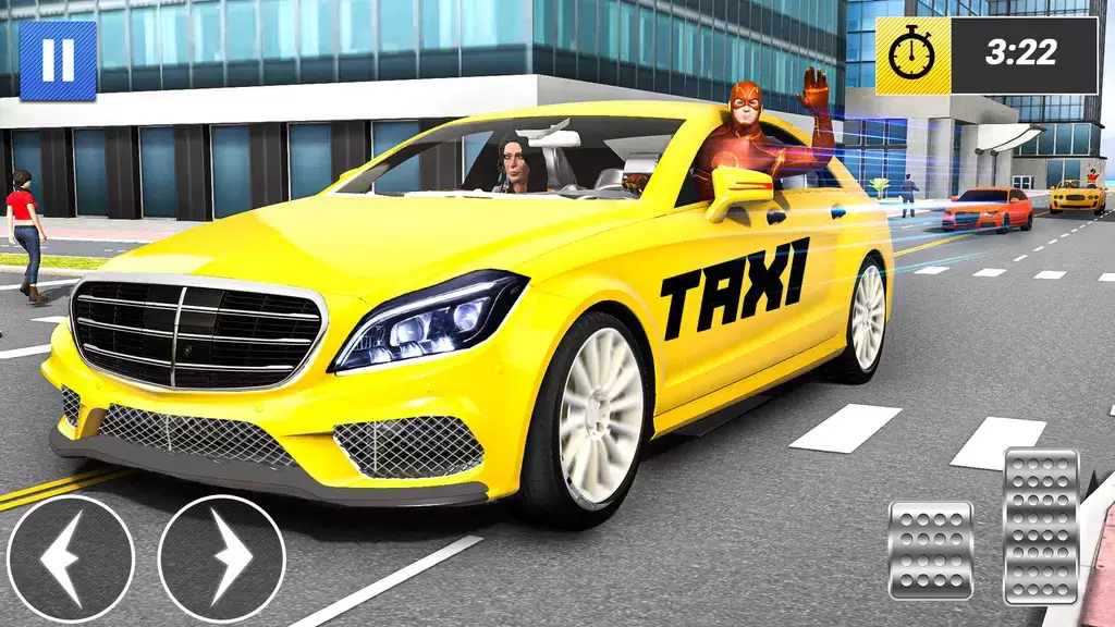 Schermata Superhero Car Games Taxi Games 0