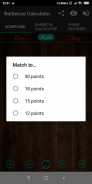 Scorekeeper & BBQ Calculator Captura de pantalla 0