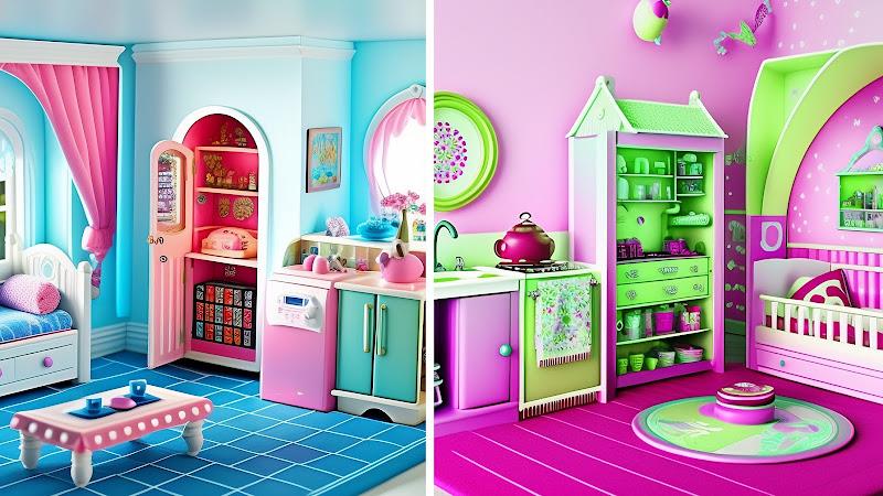 Doll House Design Doll Games Скриншот 1