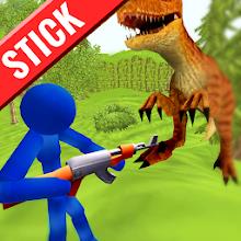 Stickman Dinosaur Hunter