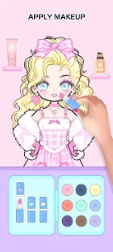 Pink Paper Doll Screenshot 1