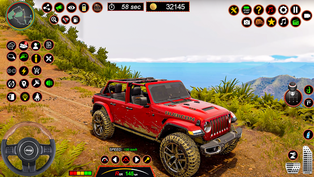 4x4 Jeep Driving Offroad Games Tangkapan skrin 1