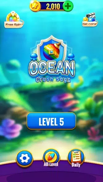 Ocean Crush Saga 스크린샷 3
