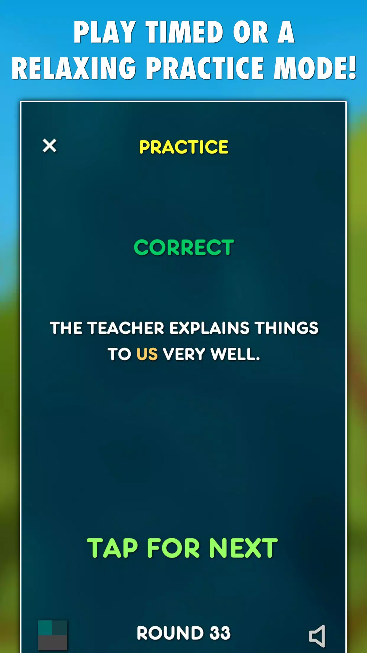 Pronouns Grammar Test Captura de tela 2