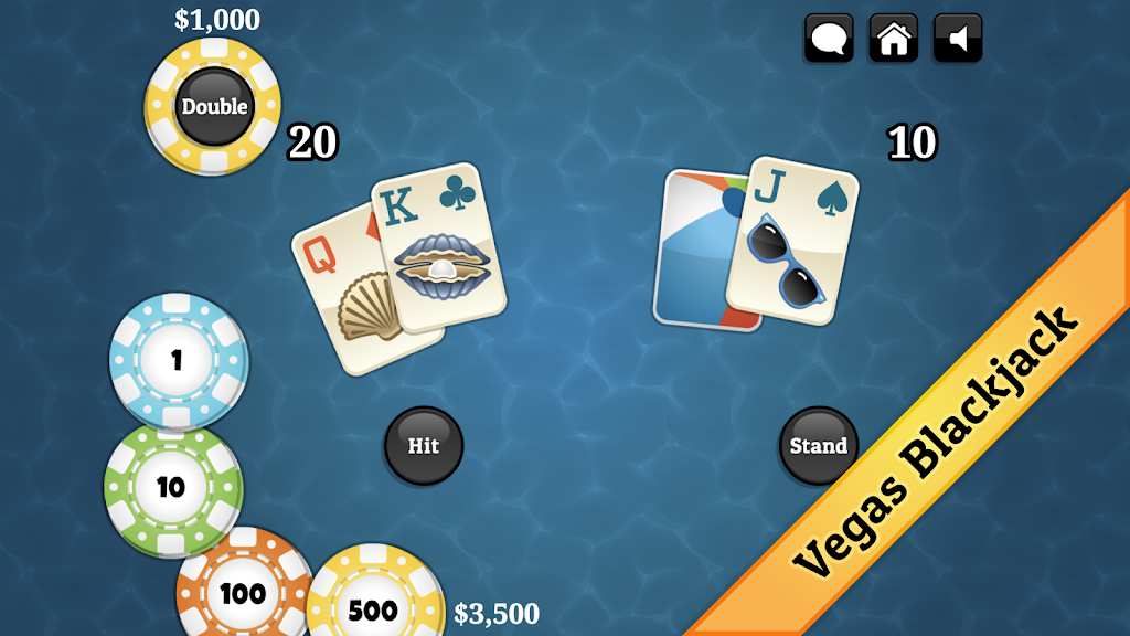 Summer Blackjack स्क्रीनशॉट 1