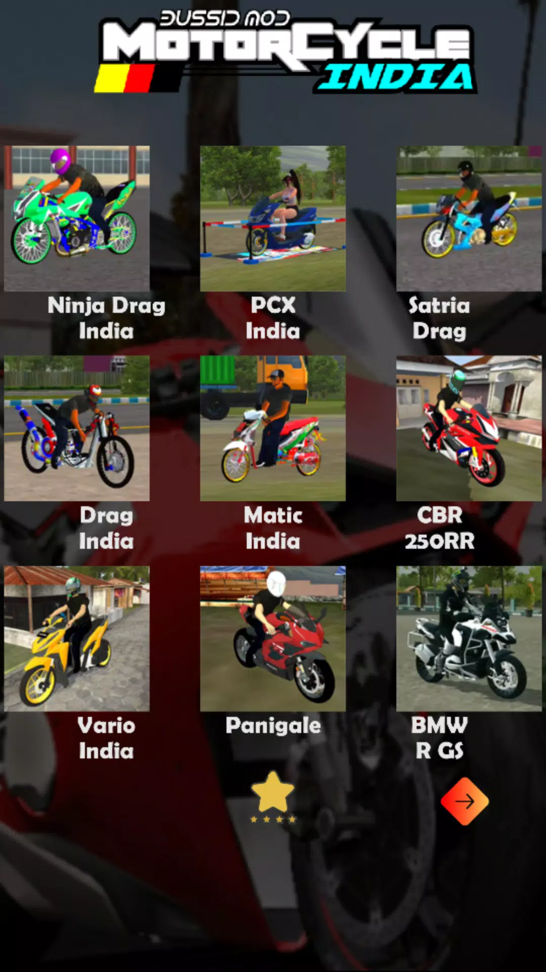 Bussid Mod Motorcycle India Ảnh chụp màn hình 1