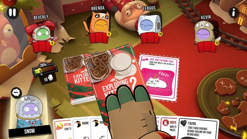 Exploding Kittens 2 upuszcza pakiet pazurów Świętego Mikołaja, aby uczcić święta!