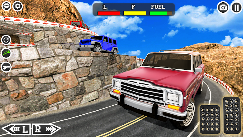 4x4 Mountain Climb Car Games Schermafbeelding 1