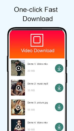 X Hot Video Downloader- Free Video Downloader 2021 Captura de pantalla 3