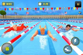 Swimming Pool Rush Water Race Captura de tela 3