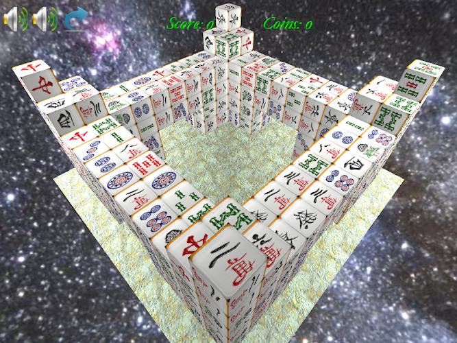 Mahjong 3D Cube Solitaire स्क्रीनशॉट 3