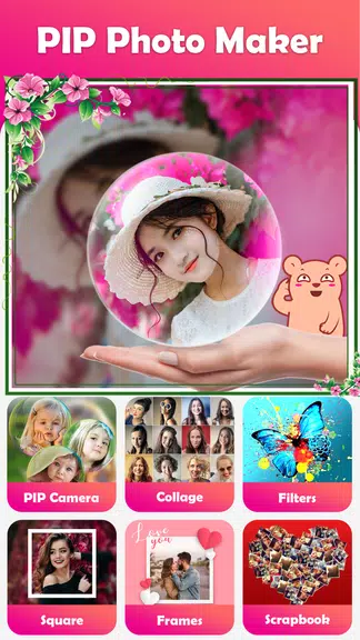 Фото PIP Camera Collage Maker Скриншот 2