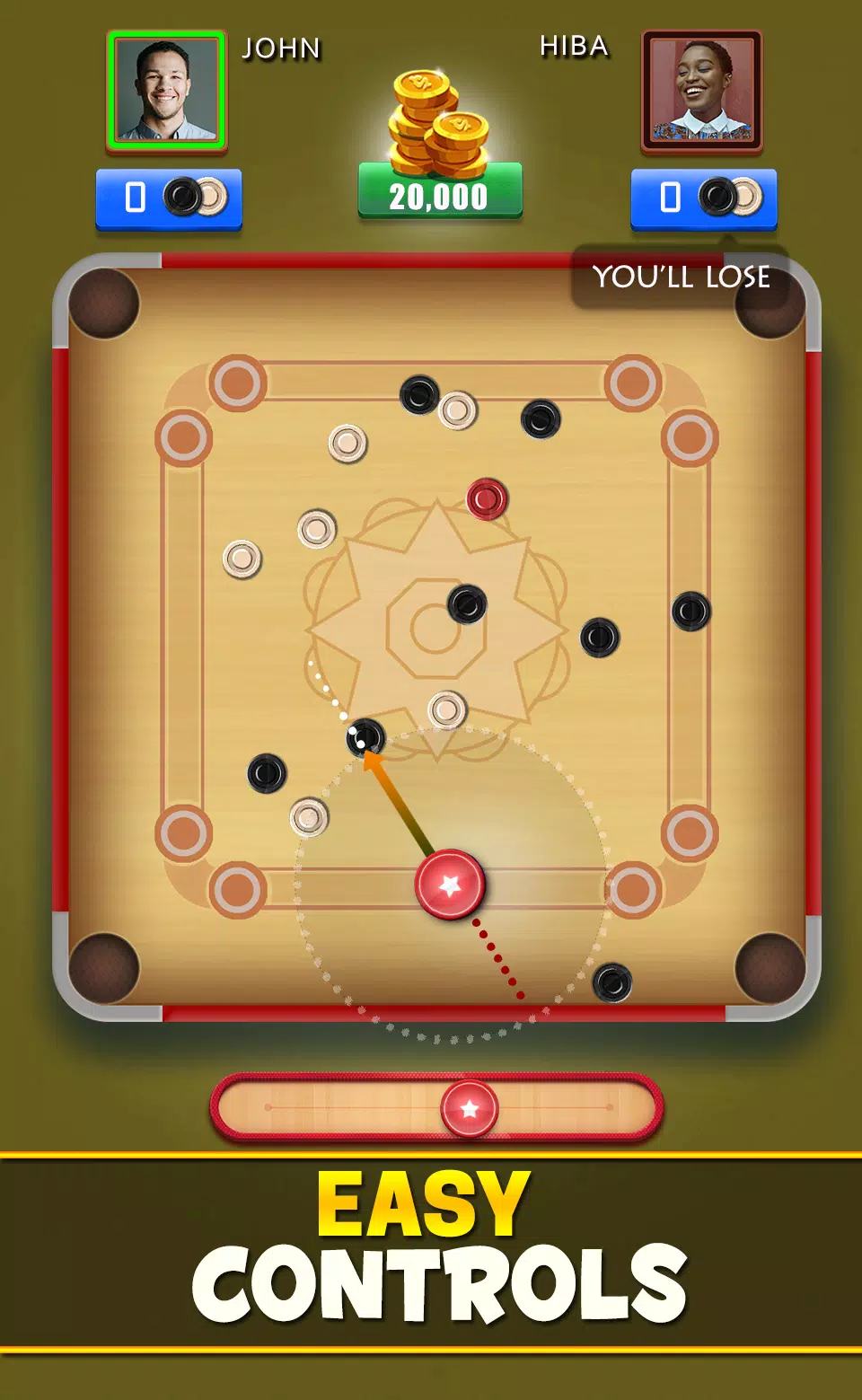 Carrom Club 스크린샷 1