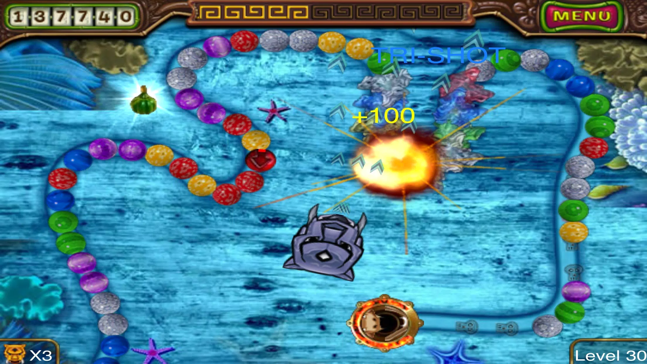 Zumba shooter vs snake Captura de tela 2