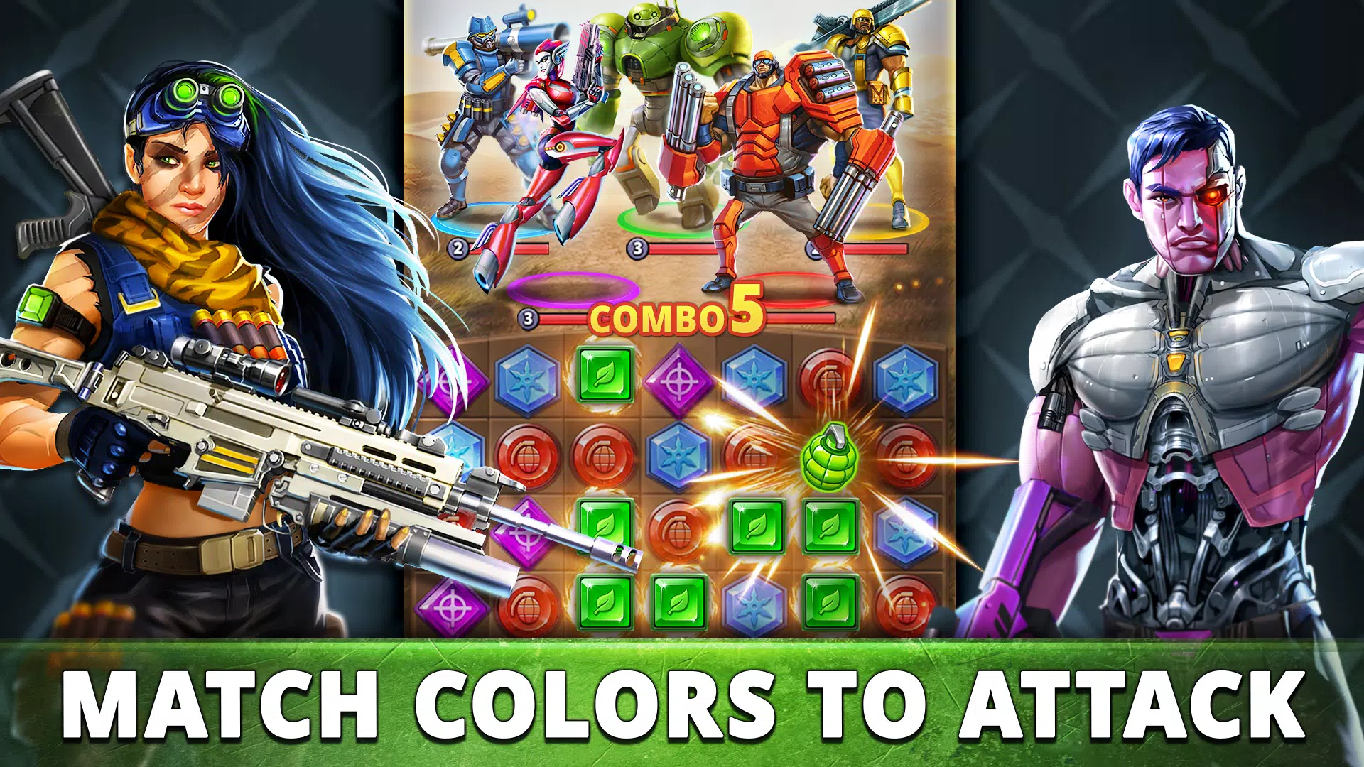 Puzzle Combat: Match-3 RPG Capture d'écran 3