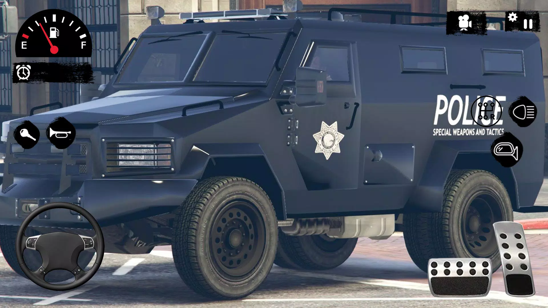 Offroad Police Truck Drive 3D Captura de pantalla 1