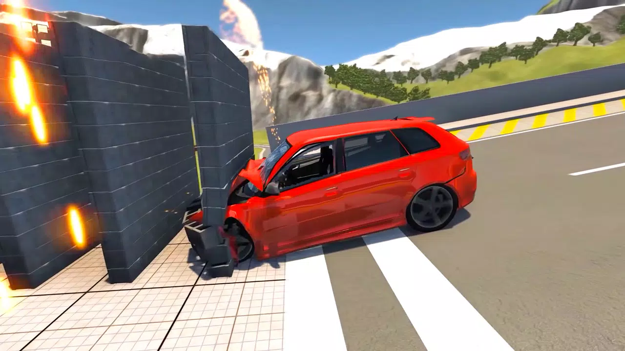 Beam Drive Road Crash 3D Games Tangkapan skrin 2