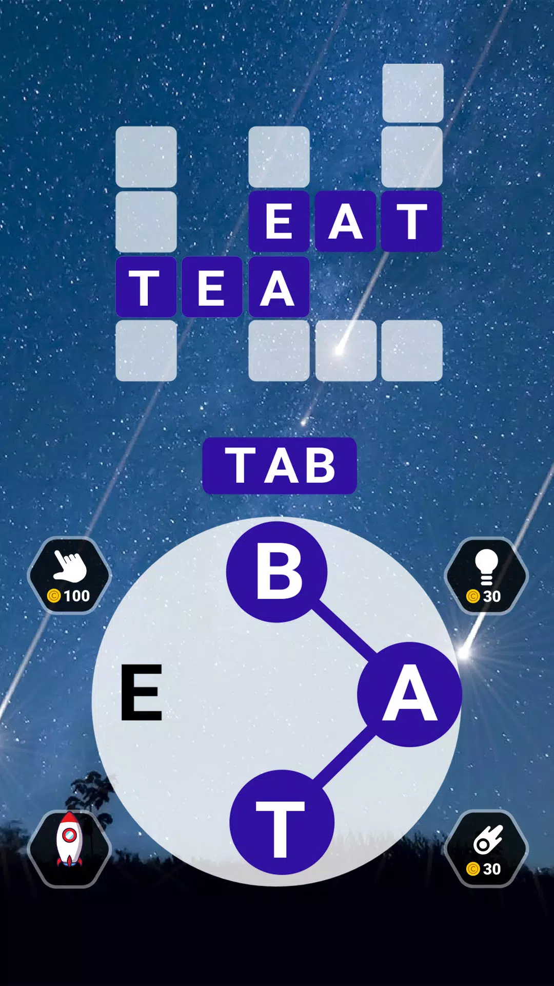 Word Galaxy Challenge Schermafbeelding 0