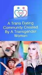 Tser: Transgender Dating Chat Скриншот 0