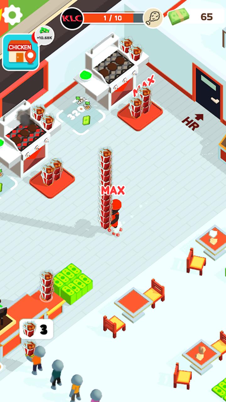 Idle Chicken- Restaurant Games Ekran Görüntüsü 1