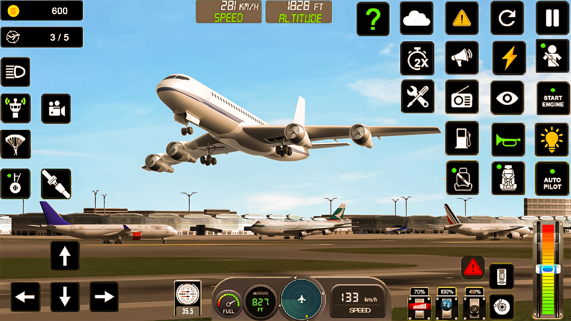 Extreme Flying Plane Simulator Screenshot 0