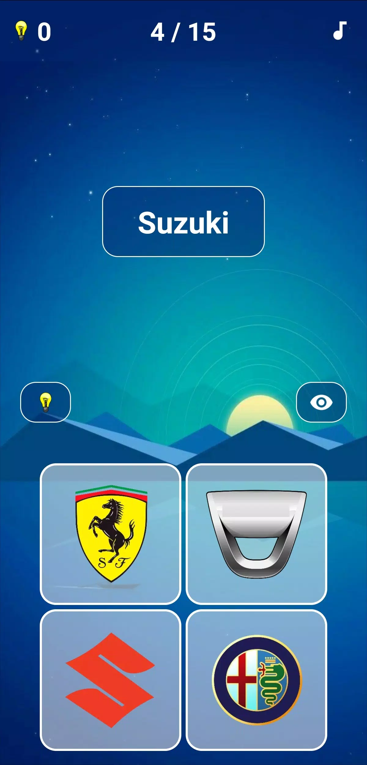 Car Logo Quiz 2 स्क्रीनशॉट 0
