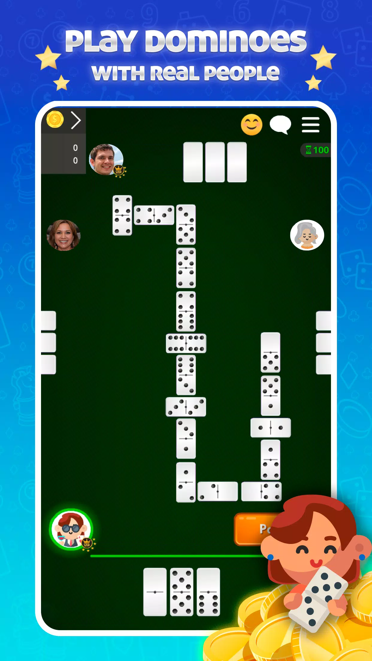 Dominoes Online - Classic Game Ekran Görüntüsü 0