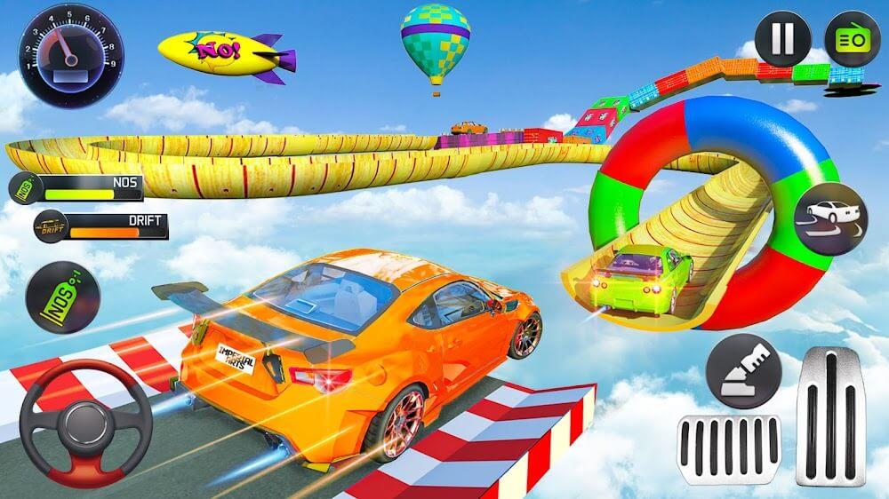 Mega Ramp Car Stunts Race应用截图第0张