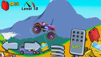 Schermata Kids Monster Truck Racing Game 3