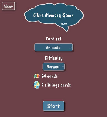 Libre Memory Game Ekran Görüntüsü 1