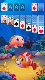 Solitaire Fish Klondike Card Ảnh chụp màn hình 0