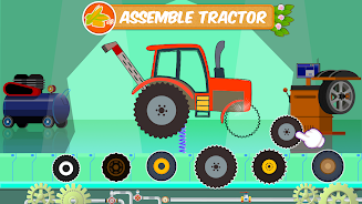 Farm Tractors Dinosaurs Games Capture d'écran 2