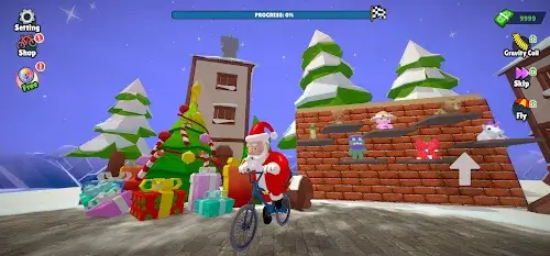 Santa Bike Master Captura de pantalla 0