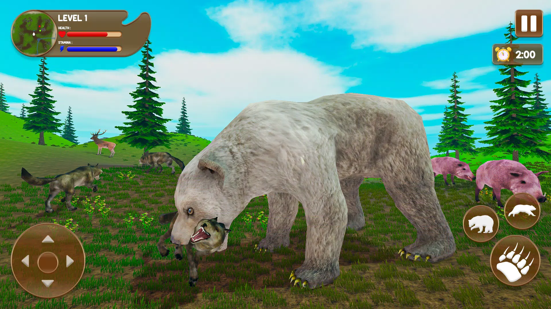 Schermata Bear Games: Bear Simulator 3D 2