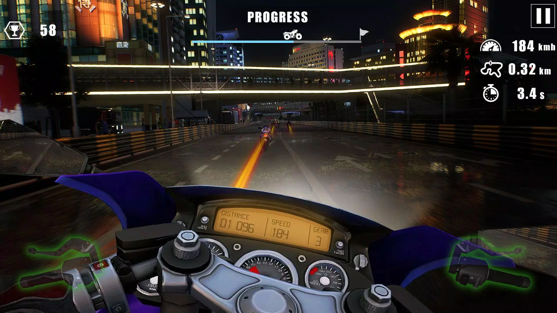 Moto Bike Race : Driving Car 스크린샷 1