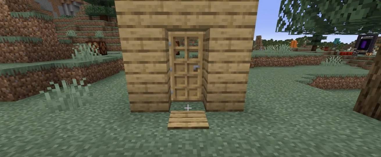 Minecraftの自動ドア