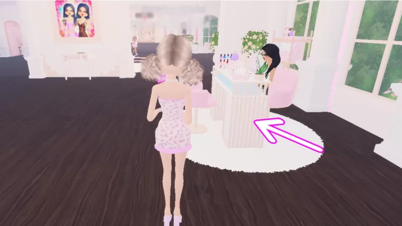 Clue location near desk