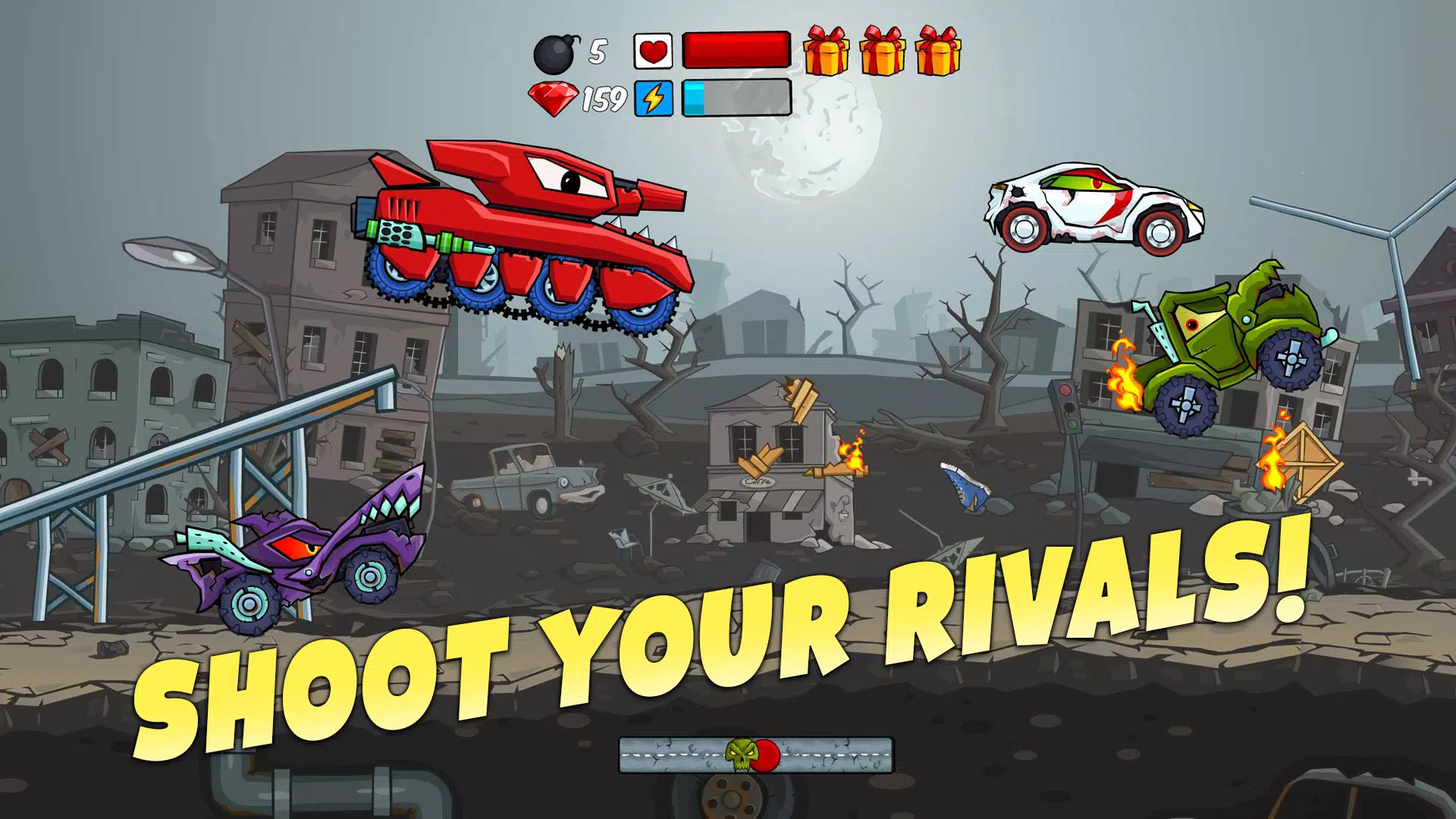Car Eats Car - Apocalypse Race Schermafbeelding 3