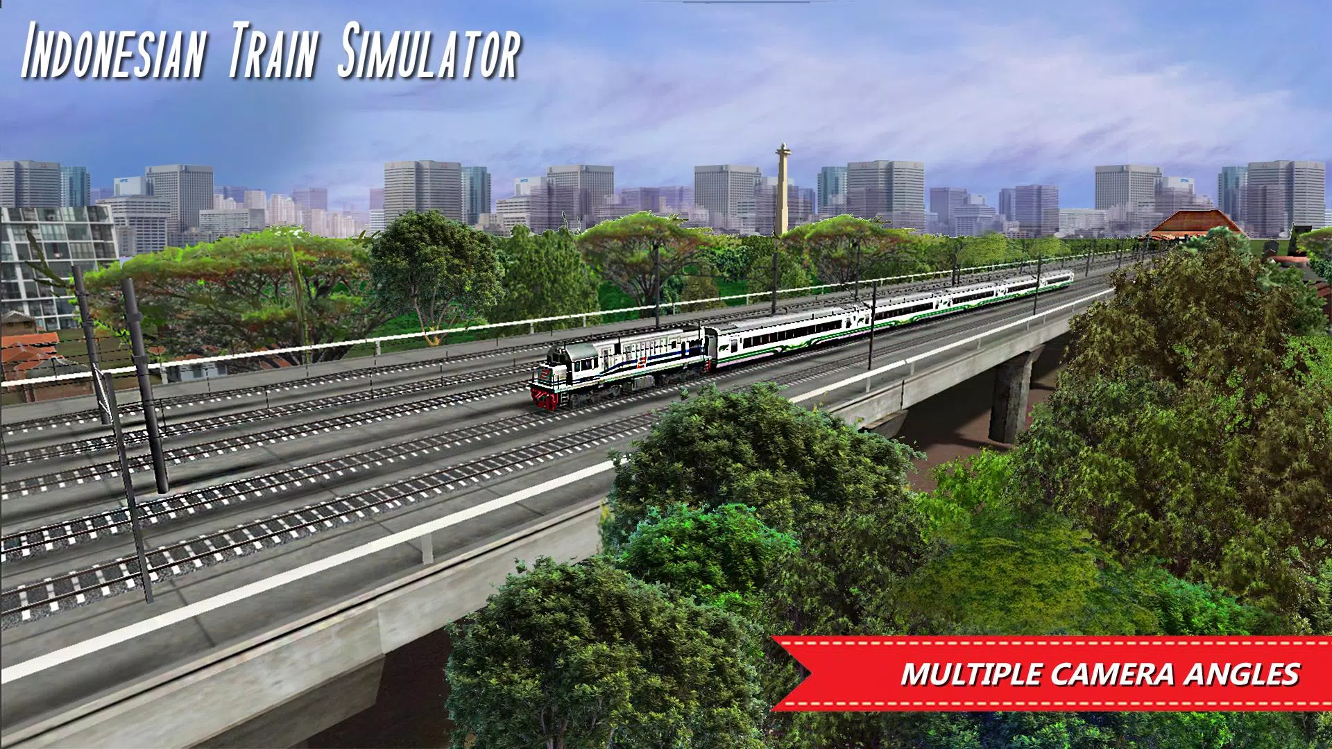 Indonesian Train Sim: Game ภาพหน้าจอ 0
