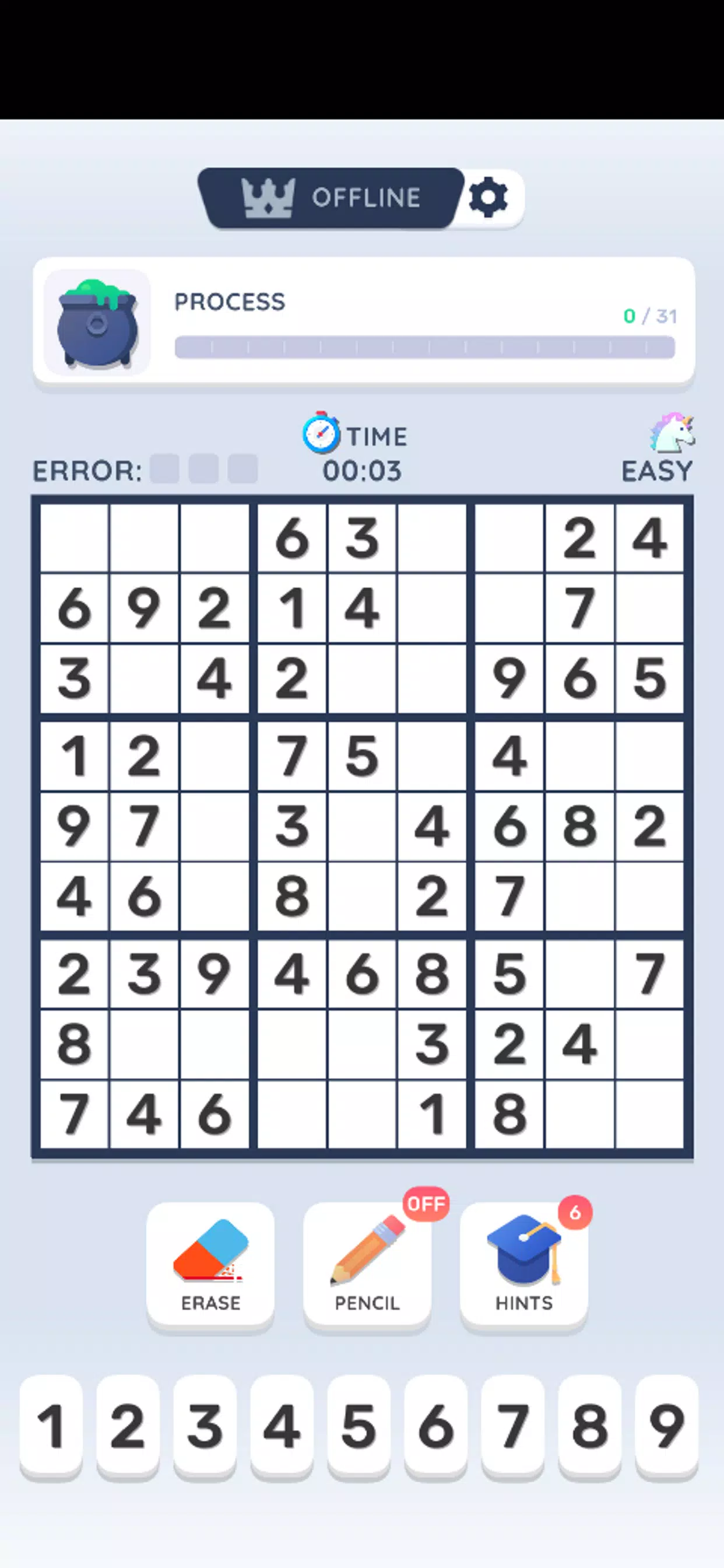 Schermata Sudoku Online 1