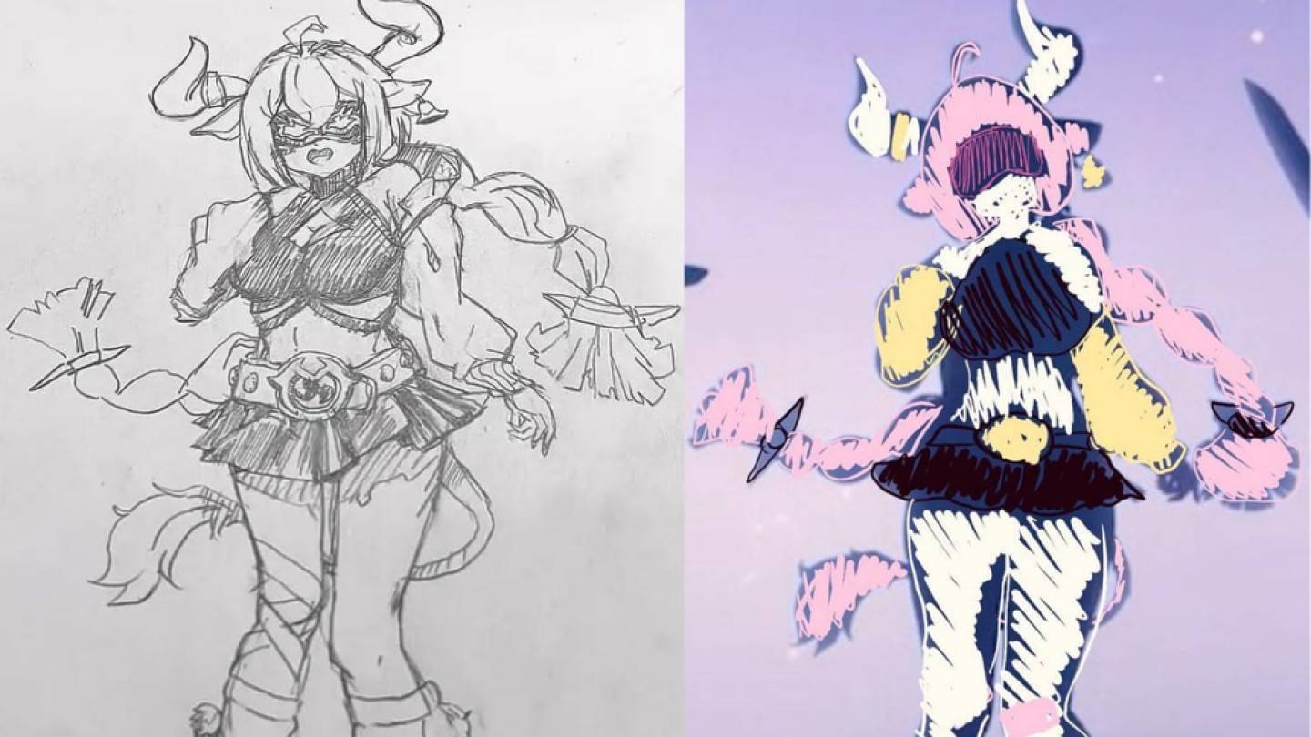 Genshin Impact Leakは、Varesaが角のある追い越しのキャラクターを発表します