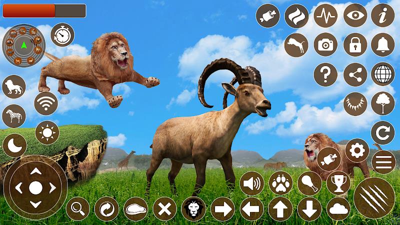 Lion Games 3D Animal Simulator Screenshot 1