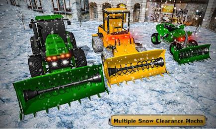 Snow Blower Truck Road Cleaner Tangkapan skrin 1