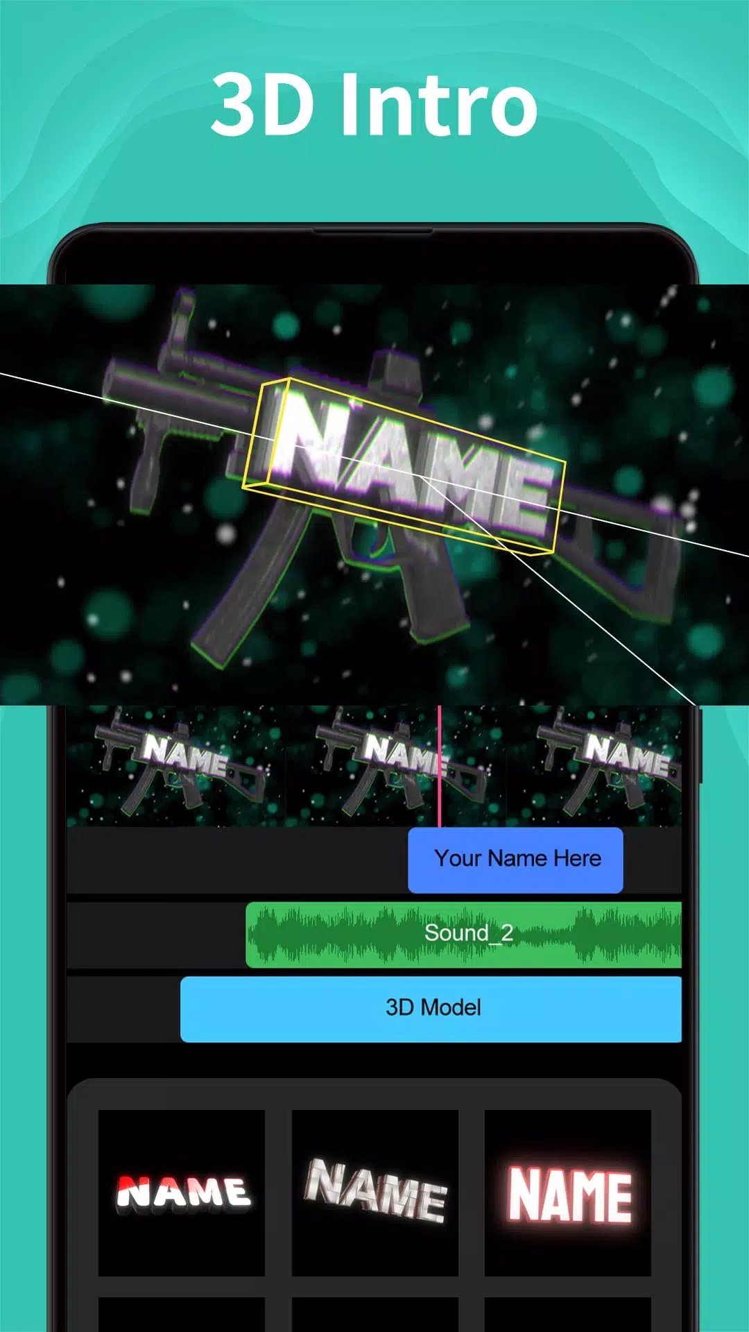 Intro Maker -video intro outro Capture d'écran 2