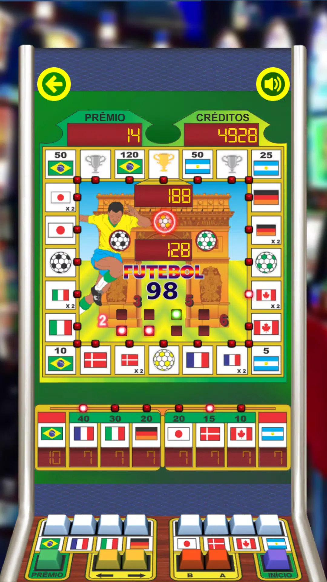 Football 98 Slot Machine Capture d'écran 3