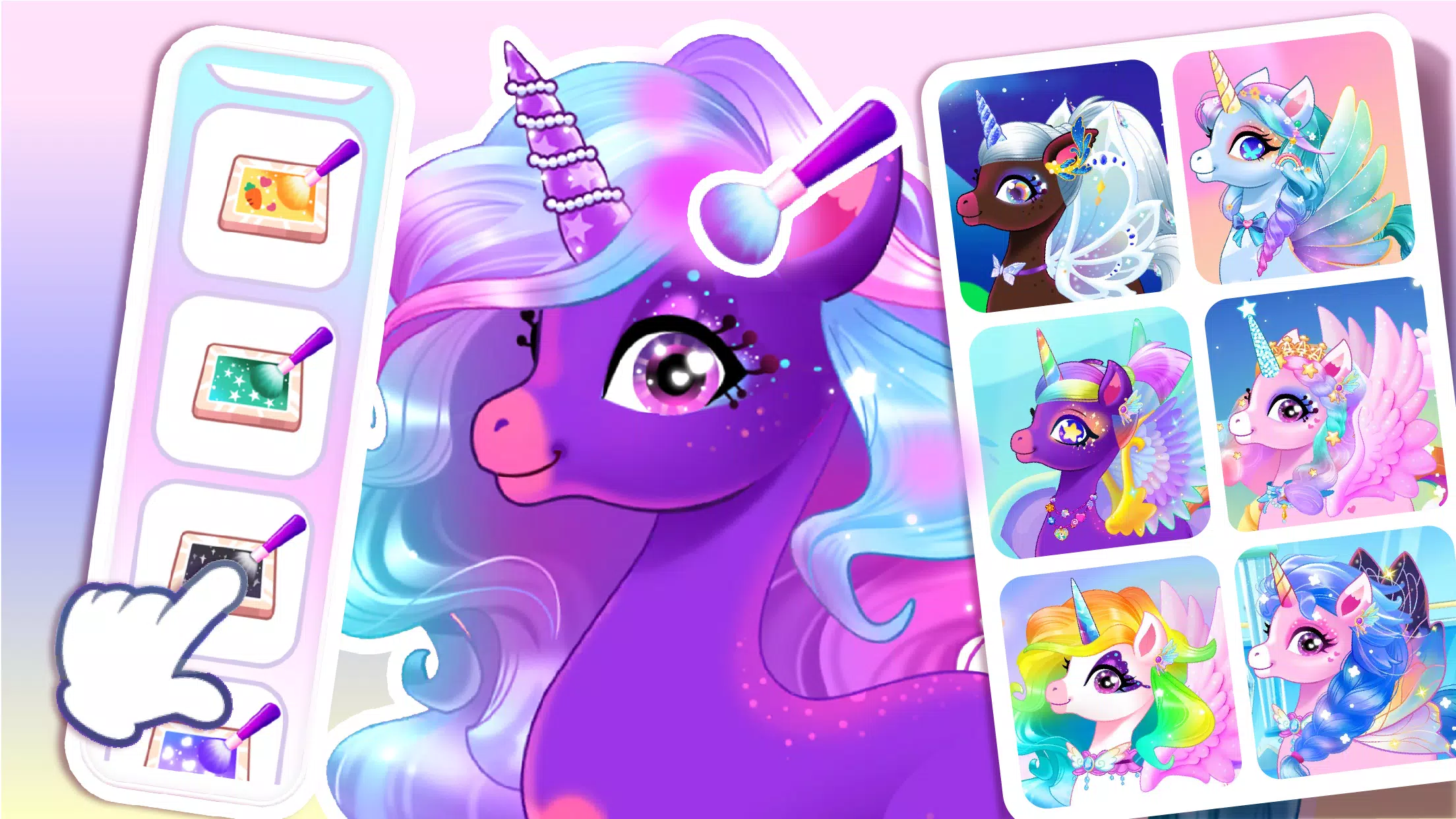 Unicorn Dress up Captura de pantalla 1