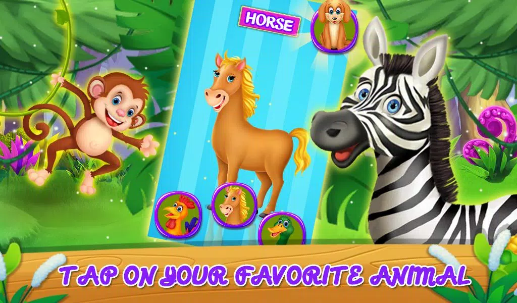 Learning Animal Sounds Games Captura de tela 3