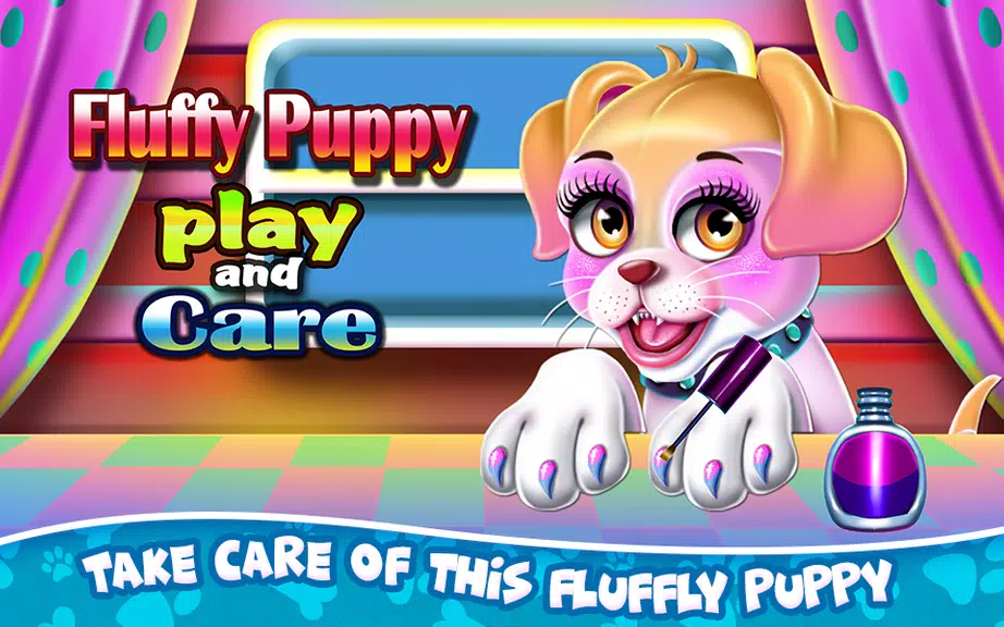 Fluffy Puppy Play and Care 스크린샷 0