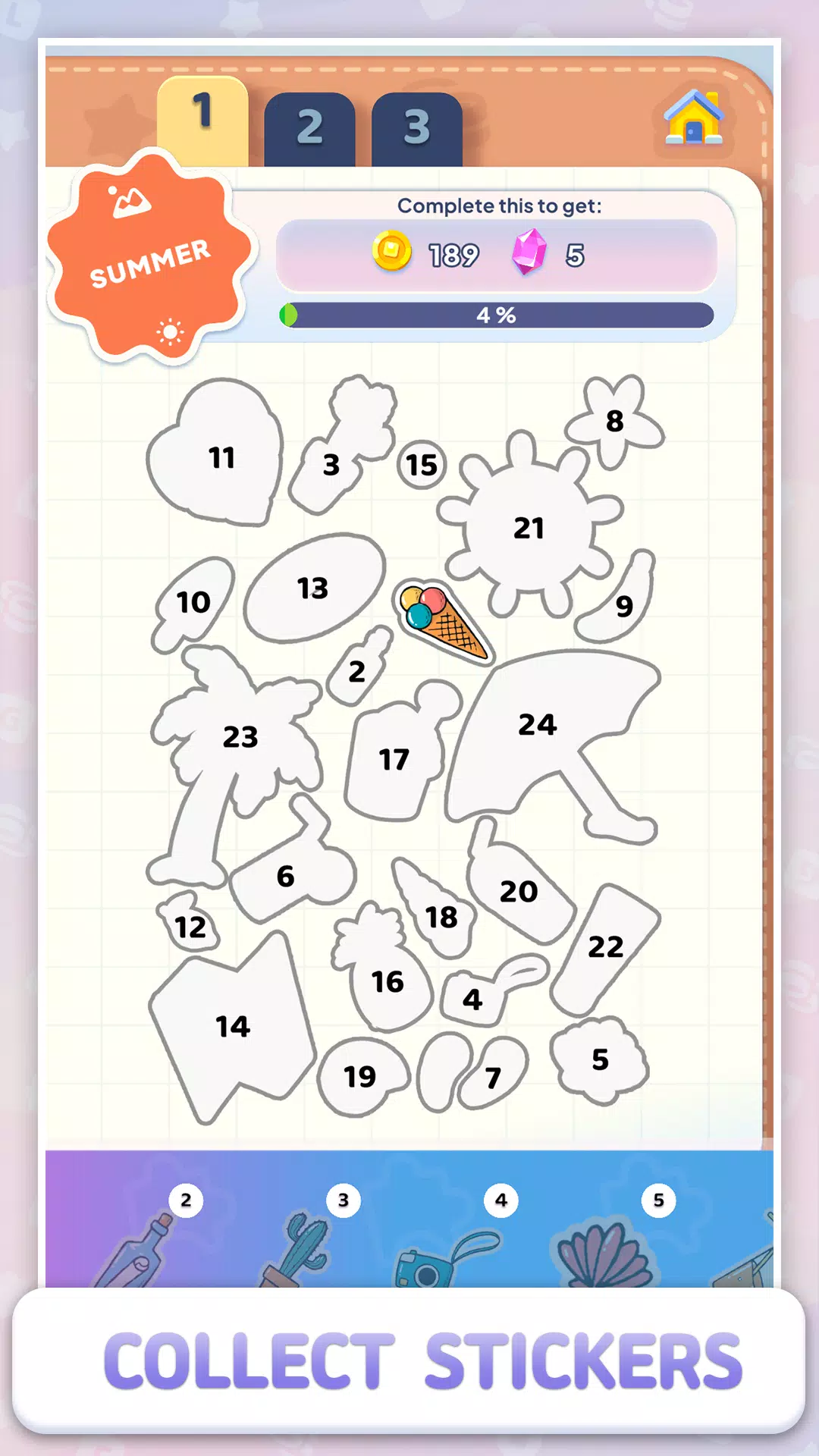 Schermata Letter Match 3